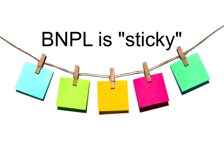 BNPL purchases are sticky