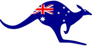 Australia kangaroo flag