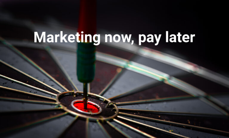 marketing now, pay later