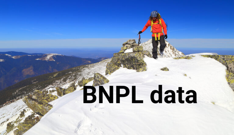 mountain of newest BNPL research data